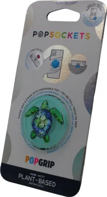 Produktbild von PopSockets PopGrip Plant Based – Ausziehbarer Griff | Translucent Tortuga