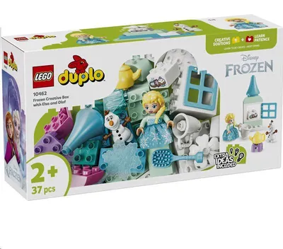 Obrázek produktu pro LEGO DUPLO Ledové království: Kreativní krabička s Elsou a Olafem, Sada na stavění, 2 rok/roky, Plast, 37 kusů, 510 g