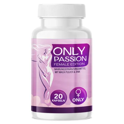 Produktbild von Saint Nutrition® Only Passion - for Ladies - Aphrodisiakum mit Sofortwirkung – Libido stеigern – mehr Lust – Luststеigerung - L-Arginin, Maca & Zink