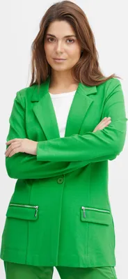 Produktbild von Pulz Jeans PZKIRA Blazer Damen Blazer Longblazer Jacke mit Reverskragen und Knopf mit Reißverschluss mit Stretch