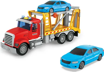 Produktbild von Sattelzug mit Auto und Effekten 32 cm