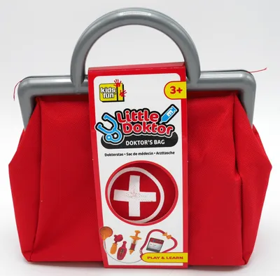 Imagen del producto de Bongers: Maletín de juguete para médicos, de 5 piezas, ligero y fácil de transportar