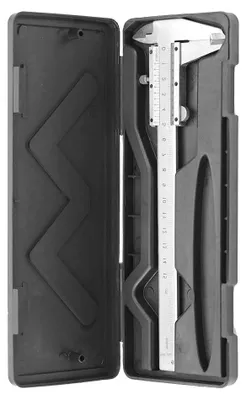 Imagen del producto de Calibrador analógico, 150 mm, acero al carbono, para mediciones precisas