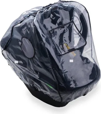 Produktbild von Famanu Regenhaube für Babysitz mit Trageöffnung - transparent