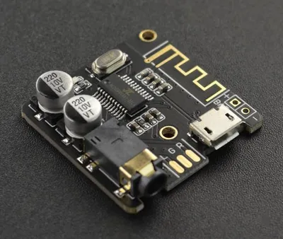 Produktbild von DFRobot Bluetooth 5.0 Audio-Empfängerplatine, WAV, FLAC, MP3, 15m Reichweite, 3.7-5V