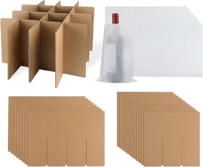 Obrázok produktu pre Priehľadné deliace prvky pre prepravné krabice – 20 kusov – s penovými guľami – 2 veľkosti – vhodné pre krabice s rozmermi 40,6 x 30,5 x 30,5 cm