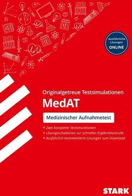 Produktbild von STARK Testsimulationen MedAT - Testaufgaben mit Lösungen
