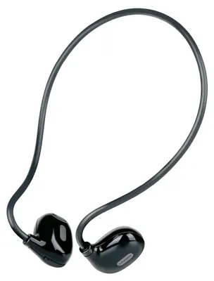 Zdjęcie produktu dla Słuchawki Bluetooth, bezprzewodowe, dokanałowe, z mikrofonem. Czas pracy: 5 godzin. Port ładowania: USB typu C. Kolor: czarny