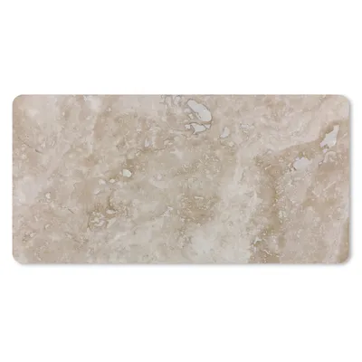 Produktbild von MuchoWow® Schreibtischunterlage Marmor mit Beige und Weiß 80x40 cm - XXL Mauspad - Gaming Mauspad