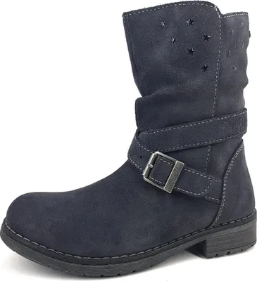 Image de Bottes pour filles de la marque Lurchi, fermeture éclair, couleur bleue, chaussures de loisirs