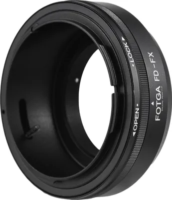Produktbild von FOTGA Manueller Objektiv-Mount-Adapterring aus Aluminiumlegierung fuer Canon FD-Mount-Objektiv an Fuji X-A5/X-A10/X-Pro1/X-Pro2/X-Pro3/X-E1/X-E2/X-E3/X-M1 /X-T1/X-T2/X-T3/X-T10/X-T20/X-T30/X-T100/X-H1 X-Mount spiegellose Kamera