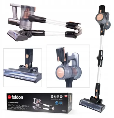 Produktbild von Kabelloser Staubsauger Ob200 Foldon, 40 Minuten, Zyklontechnologie, 2 Betriebsmodi, Led-Anzeige, Hepa-Filter