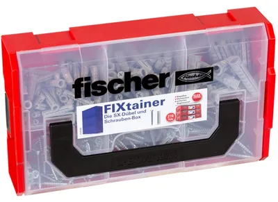 Zdjęcie produktu dla Fisher-Price FIXtainer, Zestaw śrub, Ogólna użyteczność, Czarny, Szary, Czerwony, Srebrny, Przezroczysty, 210 szt.
