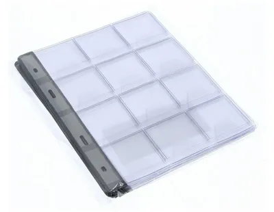 Produktbild von Ersatzblätter für Münzalbum 45x45mm/12 pro Seite