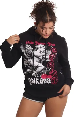 Image de Yakuza Femme Una Vida Sweat à capuche, Noir, S