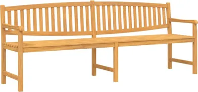 Obrázek produktu pro vidaXL Zahradní lavice 228x59,5x90 cm z masivního teakového dřeva