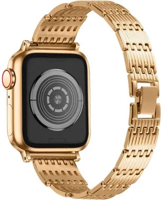 Immagine prodotto di Eko, bracciale per Apple Watch 42/44/45 mm in acciaio inossidabile con strass, oro