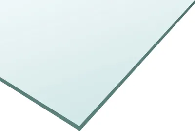 A close-up, angled view of a piece of glass.
