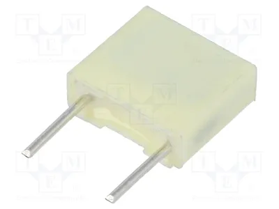 Immagine prodotto di 10 condensatori: poliestere, 63 VAC, 100 VDC, 4,7 nF. Distanza tra i terminali: 5 mm. Tolleranza: 5%. Codice: R82EC1470AA50J