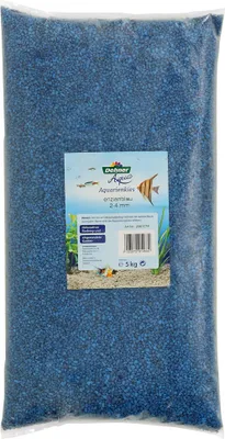 Produktbild von Dehner Aqua Aquarienkies, Körnung 2 - 4 mm, 5 kg, enzianblau