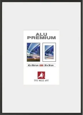 Produktbild von Bilderrahmen Alu Duo schwarz 42x59,4 cm (DIN A2)