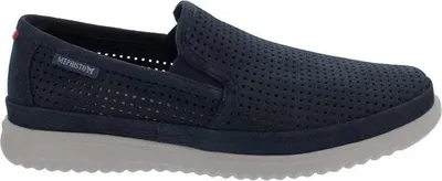 Produktbild von Mephisto Tiago Slipper, Sportbuck 1945, perforiertes Nubukleder, Navy, Wechselfußbett 44