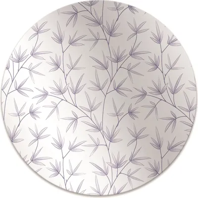 Produktbild von Rundmatte - Stuhlunterlage Bürostuhlunterlage - Rund Ø 100 cm - Bodenmatte - Fußmatte - Blatt