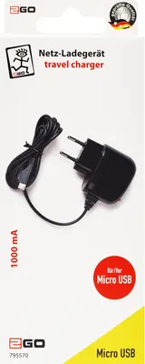 Immagine prodotto di 2GO Ladegerät 5W   für Micro-USB   schwarz