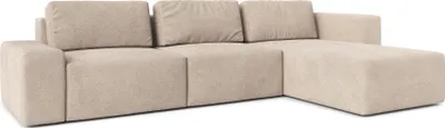 Image de AX LIVING Canapé XXL L Form Arkleton Canapé d'angle Grand beige 360cm Confort D