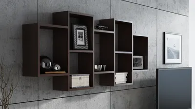 Produktbild von Per La Vita Wandregal Polo Bis – Schweberegale für Die Wand Moderne Wandregale Wohnzimmer Dekorativ Regal für Schlafzimmer Deko Bücherregal für Küche