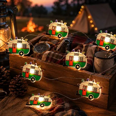 LED Lichterkette 2 m, 20 warmweiße LEDs, batteriebetrieben
