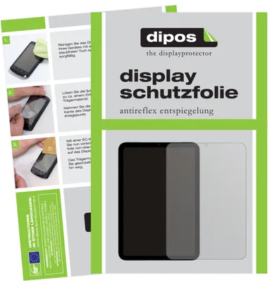 Produktbild von 1x Schutzfolie für Apple iPad mini 6 matt Displayschutzfolie Folie Display Schutz dipos