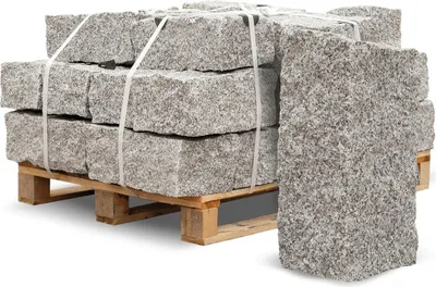 Produktbild von Galamio Granit Mauersteine 40*20*20 » gebrochen « 1000kg