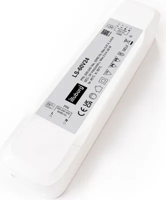 Zdjęcie produktu dla Transformator LED illuburg 24 V, 60 W, bez migotania, do taśm LED – zasilacz LED, sterownik, transformator, driver, zasilacz