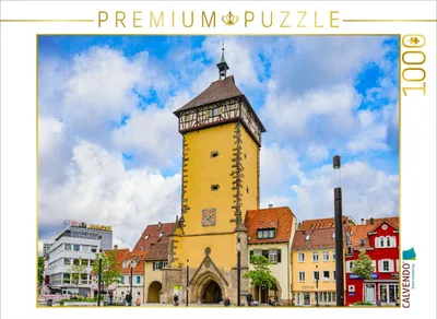 Produktbild von CALVENDO Puzzle Das Tübinger Tor | 1000 Teile Lege-Größe 64x48cm Foto-Puzzle für glückliche Stunden