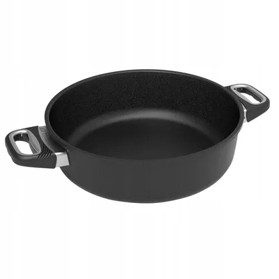 Zdjęcie produktu dla Płytki garnek AMT Gastroguss do duszenia smażenia zapiekania 28 cm INDUKCJA