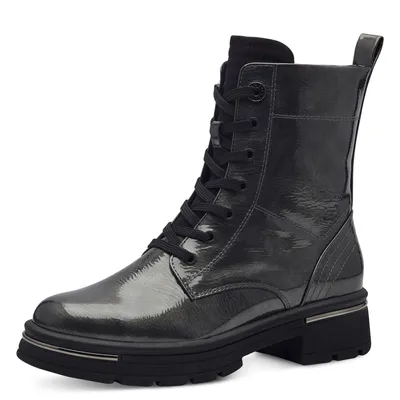 Produktbild von MARCO TOZZI Damen Stiefeletten zum Schnüren mit Blockabsatz mit Reißverschluss,