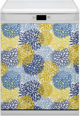 Produktbild von Abwaschbar 60x80 cm Geschirrspüle Magnetmatte Küche Dekorative  - Blumenchrysanthemen