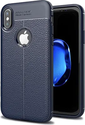 Produktbild von Cover für Apple iPhone XS Max Case 6.5 Zoll Slim Schutzhülle Bumper Outdoor Handyhülle aus TPU Stoßfest Extra Schutz Leicht Blau