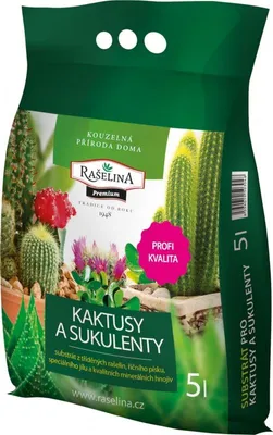 Image de Substrat pour cactus et plantes grasses Rašelina Sobeslav 5 l