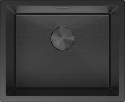 Produktbild von Mexen Trixo Einbauspüle 1-becken 540 x 440 mm, schwarz HC - 6414541000-70HC