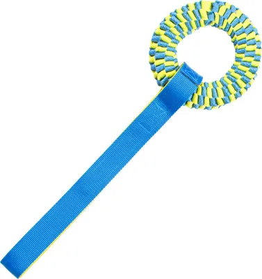 Immagine prodotto di Giocattolo per cani Duvo+ Tug Hoop in nylon blu/giallo