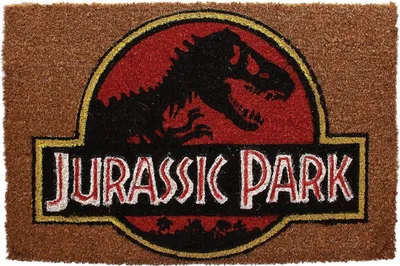 Imagen del producto de Felpudo Logo Jurassic Park 60 x 40 cms