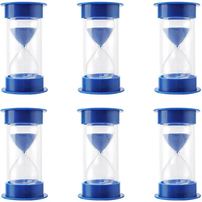 Produktbild von 5 Minuten Sanduhr in Blau für Zeitmanagement