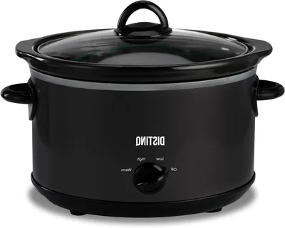 Obrázok produktu pre Pomaly variteľný hrniec – keramický hrniec – na pomalé varenie – funkcia udržiavania teploty – 4 litre – čierna farba