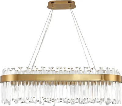 Image de Lux Lustre en cristal 100cm - Élégance moderne
