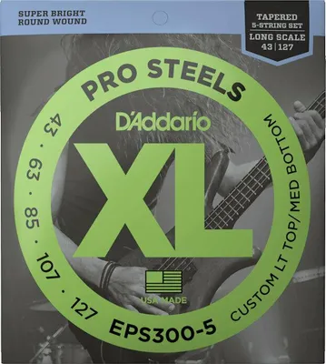 Produktbild von D'Addario EPS300-5 Saiten für 5-saitigen E-Bass, Saiten für 5-Saiter E-Bass