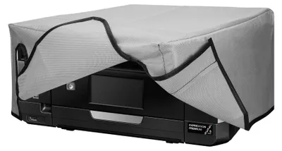 Produktbild von kwmobile Cover kompatibel mit Epson Expression Premium XP-830 - Tasche Hülle Drucker - Staubschutzhülle Schutzhaube Schutzhülle - Hellgrau