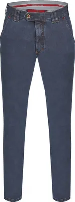 Produktbild von Club of Comfort - Herren Chino Hose in Anthrazit oder Blau, Garvey (6822), Größe:50, Farbe:mittelblau (43)