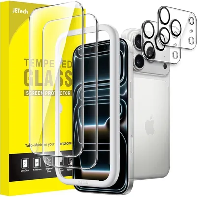 Productafbeelding van Beschermfolie voor iPhone 17 Pro Max (6,9 inch) met camera bescherming, 2 stuks, 9H hardheid, HD kwaliteit